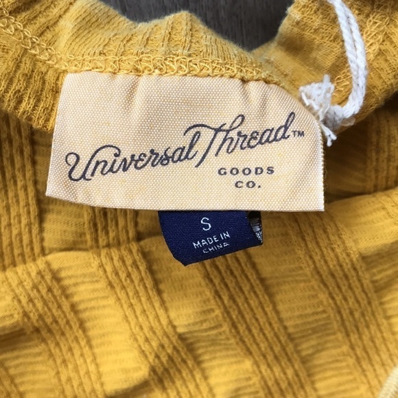 NWT Universal thread women’s yellow strap tank - Picture 4 of 7